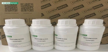 Packaging of propylene glycol samples from Chemsino